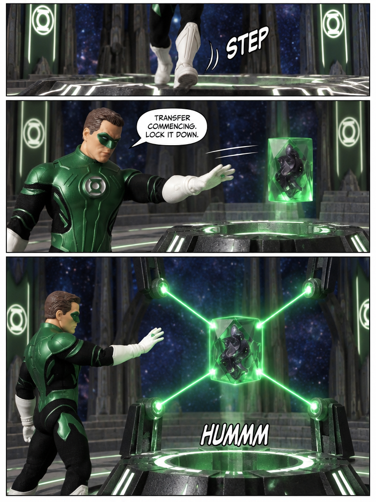 Green Lantern -   Sanctuary Containment Breach Protocol  - comic  Story ; part 3 (page 2 of 4)