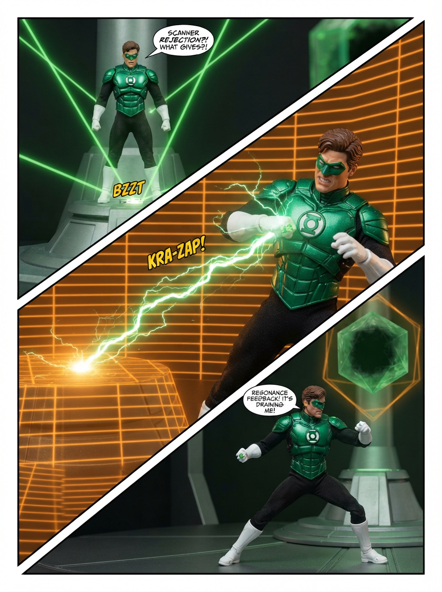 Green Lantern -   Sanctuary Containment Breach Protocol  - comic  Story ; part 3 (page 3 of 4)