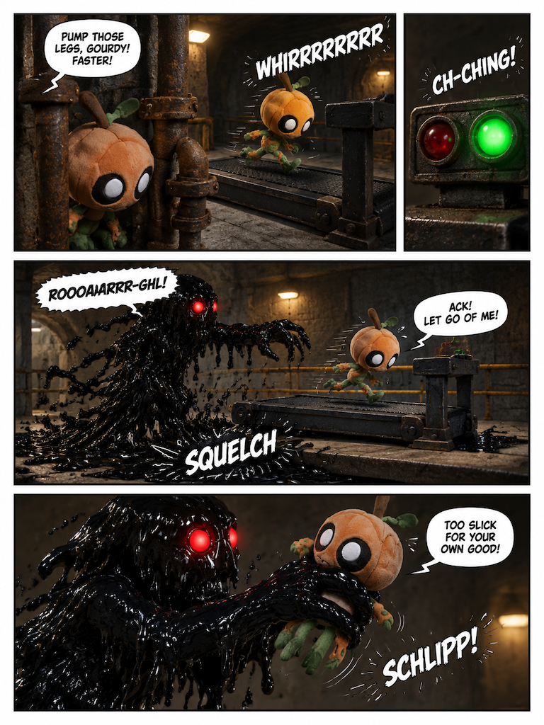 Gourdy and the Elevator of Shadows (page 3 of 4)