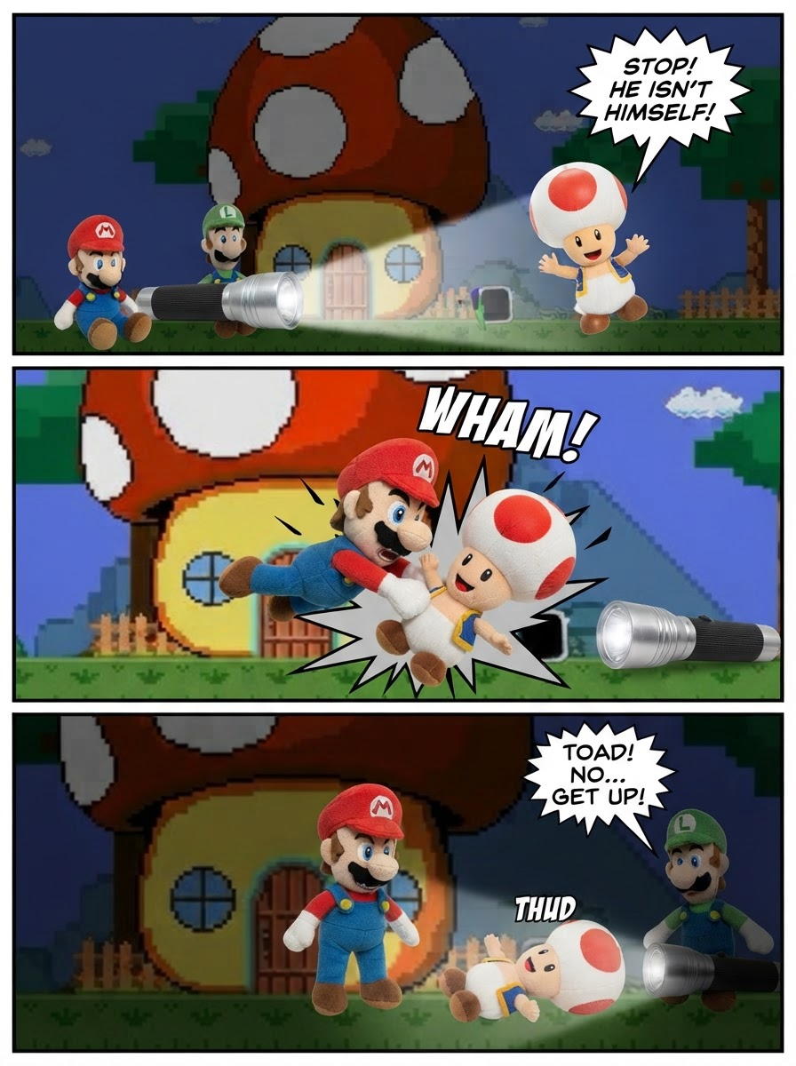 Camping Turmoil at the Mushroom House (page 2 of 4)