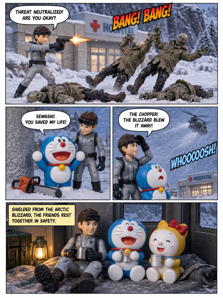 doraemon zombie apocalypse S1 episode6 mysterious chainsaw (page 4 of 4)