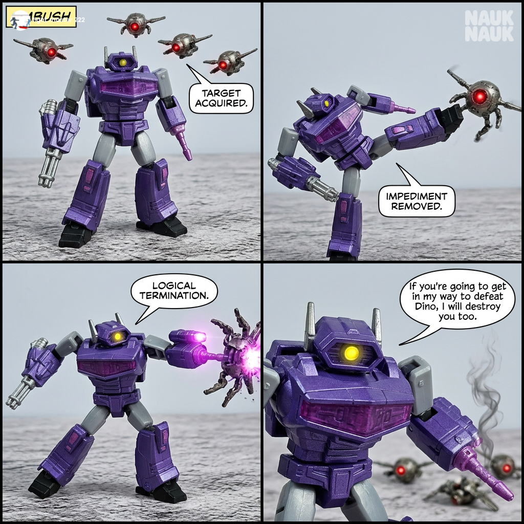 Shockwave takes no prisoners