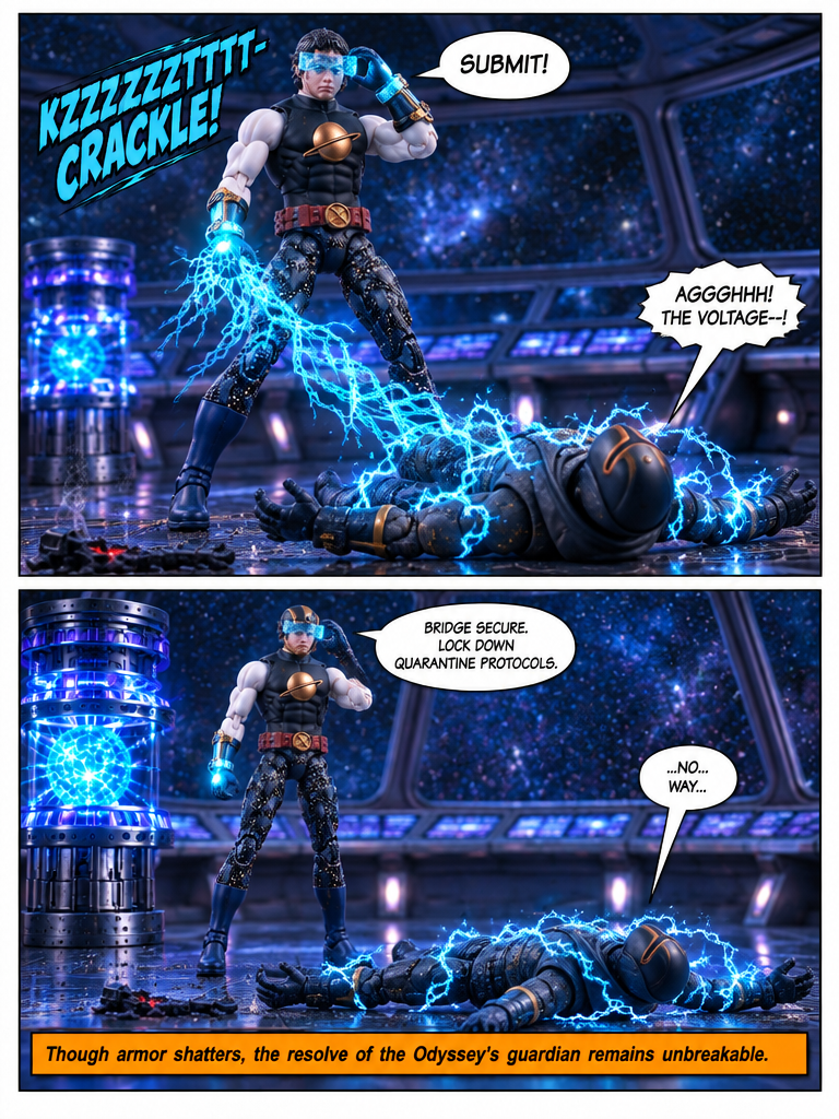 🪐 Kaelen Voss 💥 Blinded Retaliation 💬 Comic Story part 4 (page 4 of 4)