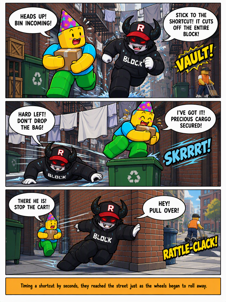 Delivery Sprint on the Curb (page 2 of 4)