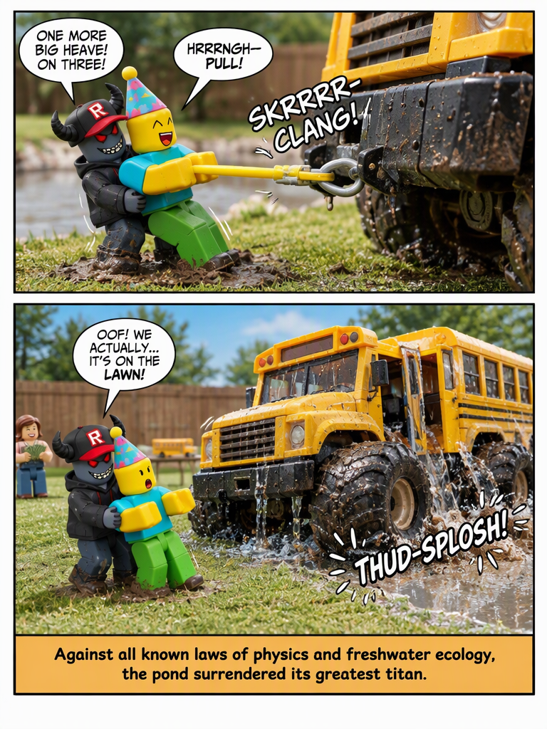 School Bus on the Line (page 3 of 4)