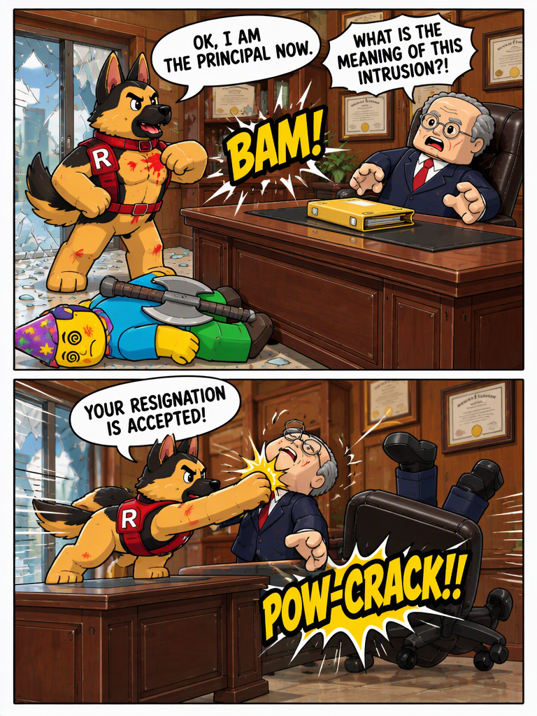 Principal Pup Takes Over (page 3 of 4)