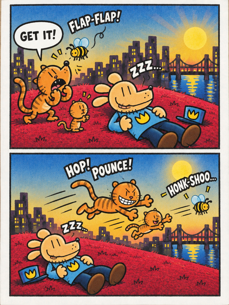 A Morning Pounce on the Knoll (page 2 of 4)