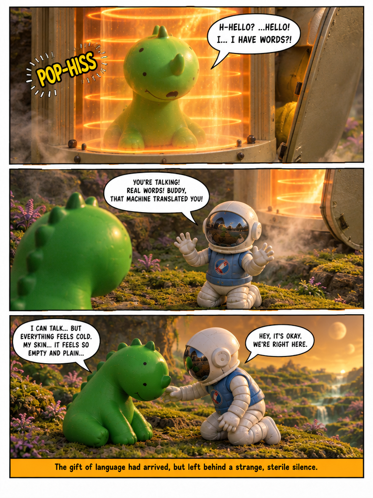 the dino crusader can speak?! (page 2 of 4)