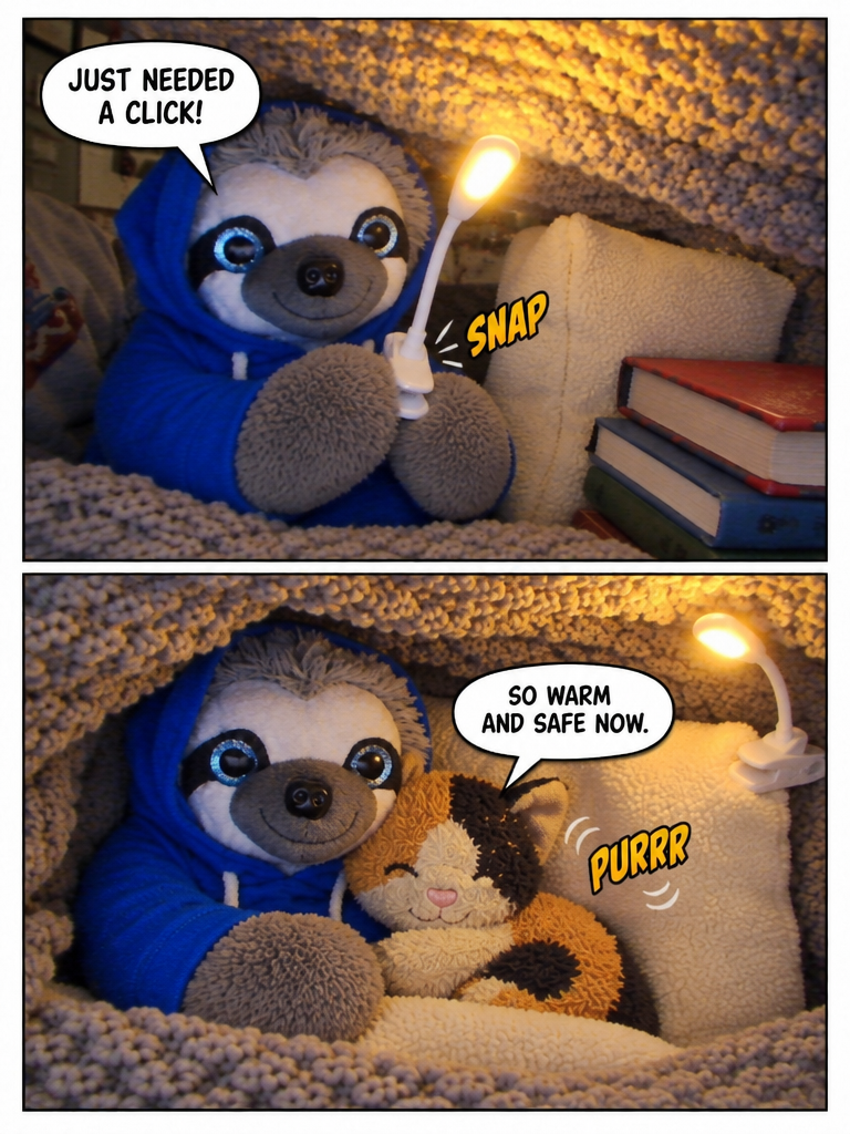 Lantern Glow in the Blanket Fort (page 4 of 4)