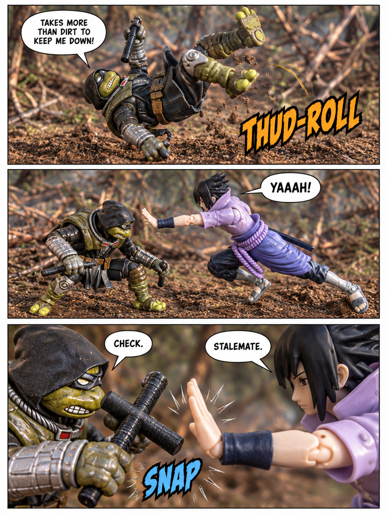 The Last Ronin vs Sasuke Uchiha pt3 Clash in the Forest Glade (page 7 of 8)