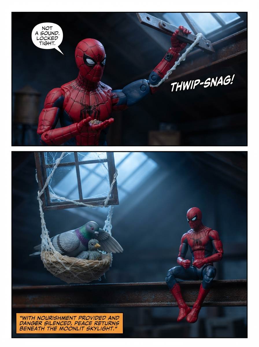 Spider-Man-  Midnight Provision in the Rafters - part 11 (page 4 of 4)