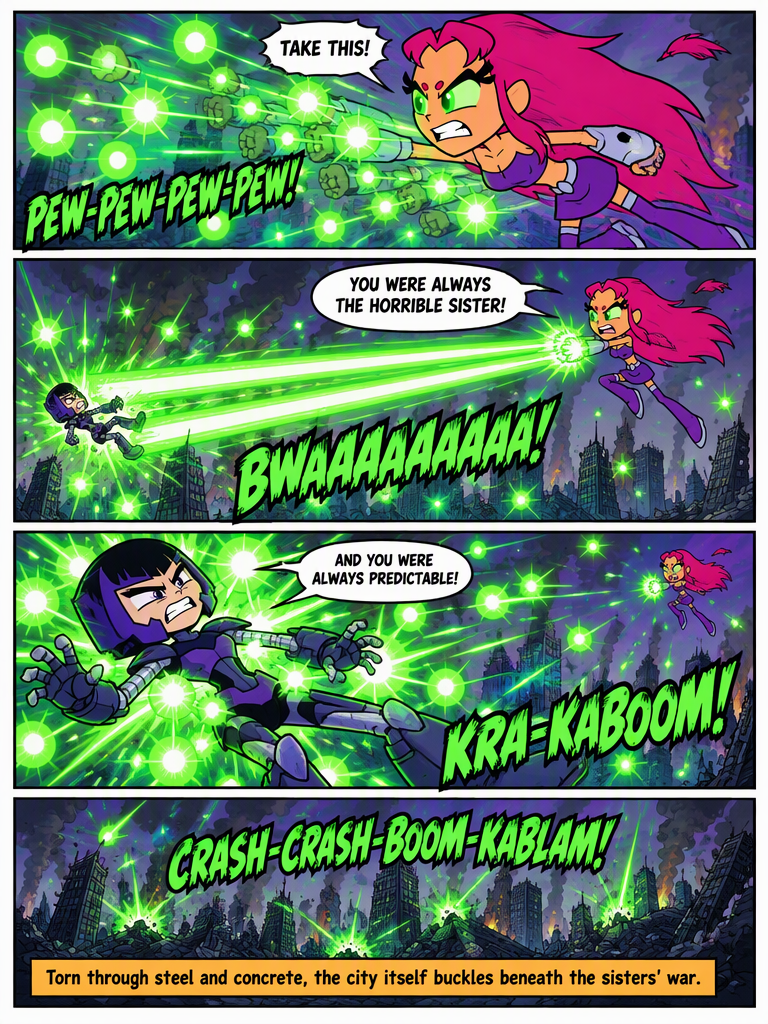 BLACKFIRE VS.  STARFIRE (page 2 of 4)