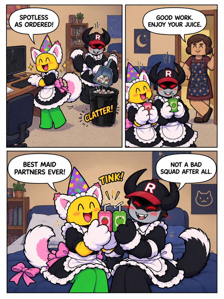 Maid Duty Duo (page 4 of 4)