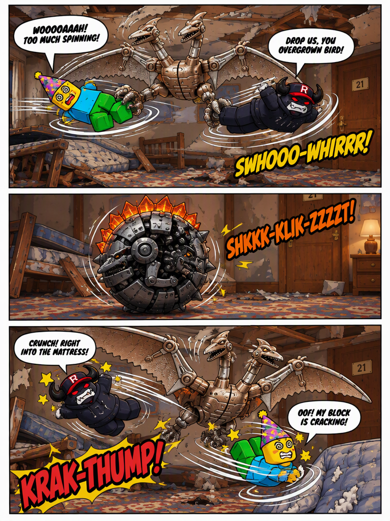 Metallic Reckoning in Room 21 (page 2 of 4)
