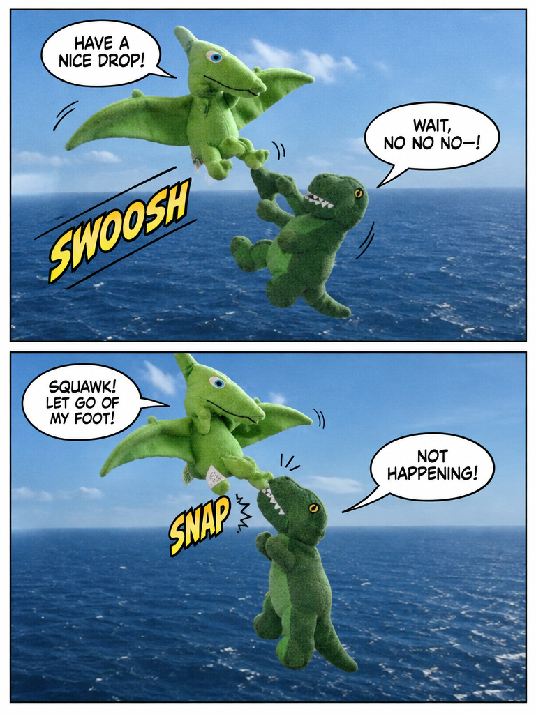 Flight and Plunge of the Plush Rex (page 2 of 4)
