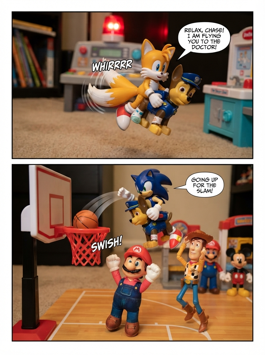 Toy Crossover Rescue and Court Match (page 3 of 4)