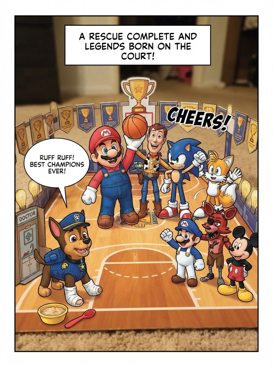 Toy Crossover Rescue and Court Match (page 4 of 4)