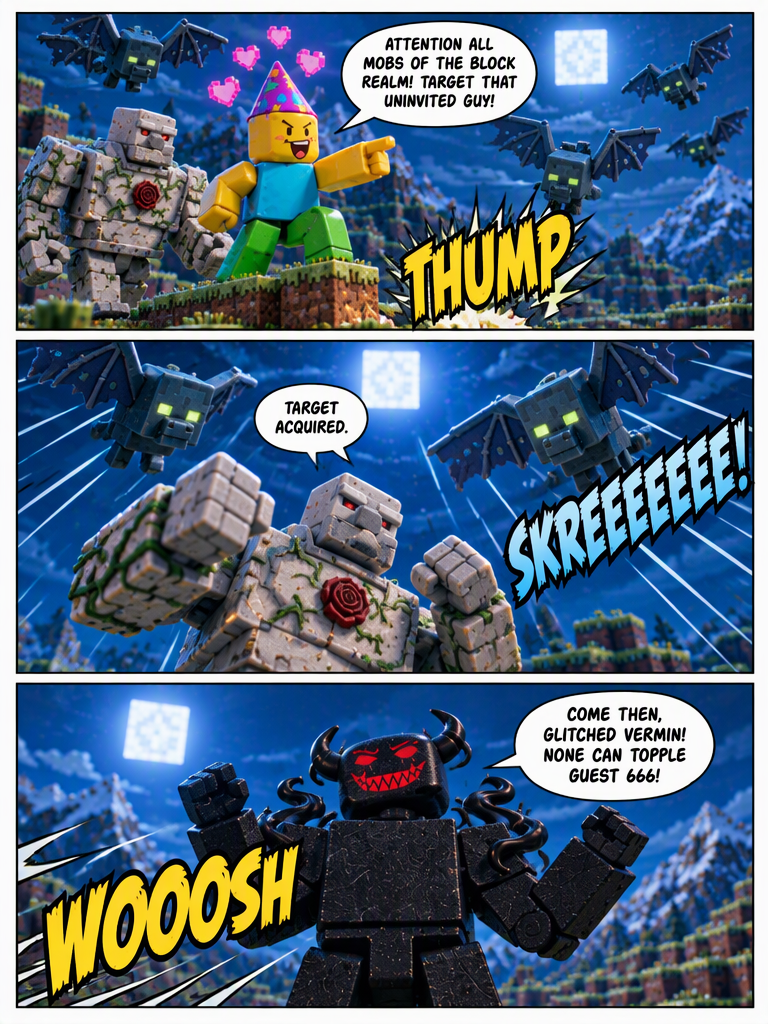 Blocky Invasion Over the Meadow (page 6 of 12)