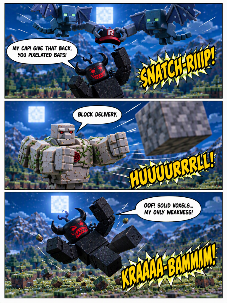 Blocky Invasion Over the Meadow (page 7 of 12)