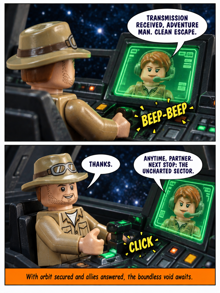 The Cosmic Departure of Adventure Man (page 4 of 4)