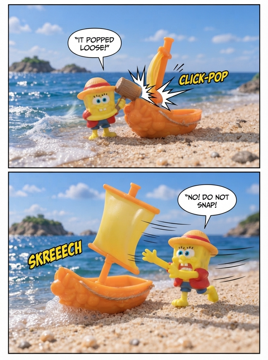 Securing the Spatula Sail (page 3 of 4)