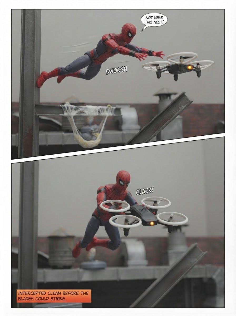 Spider-Man-  Silent Interception Above the Nest - Comic Story  part 10 (page 2 of 4)