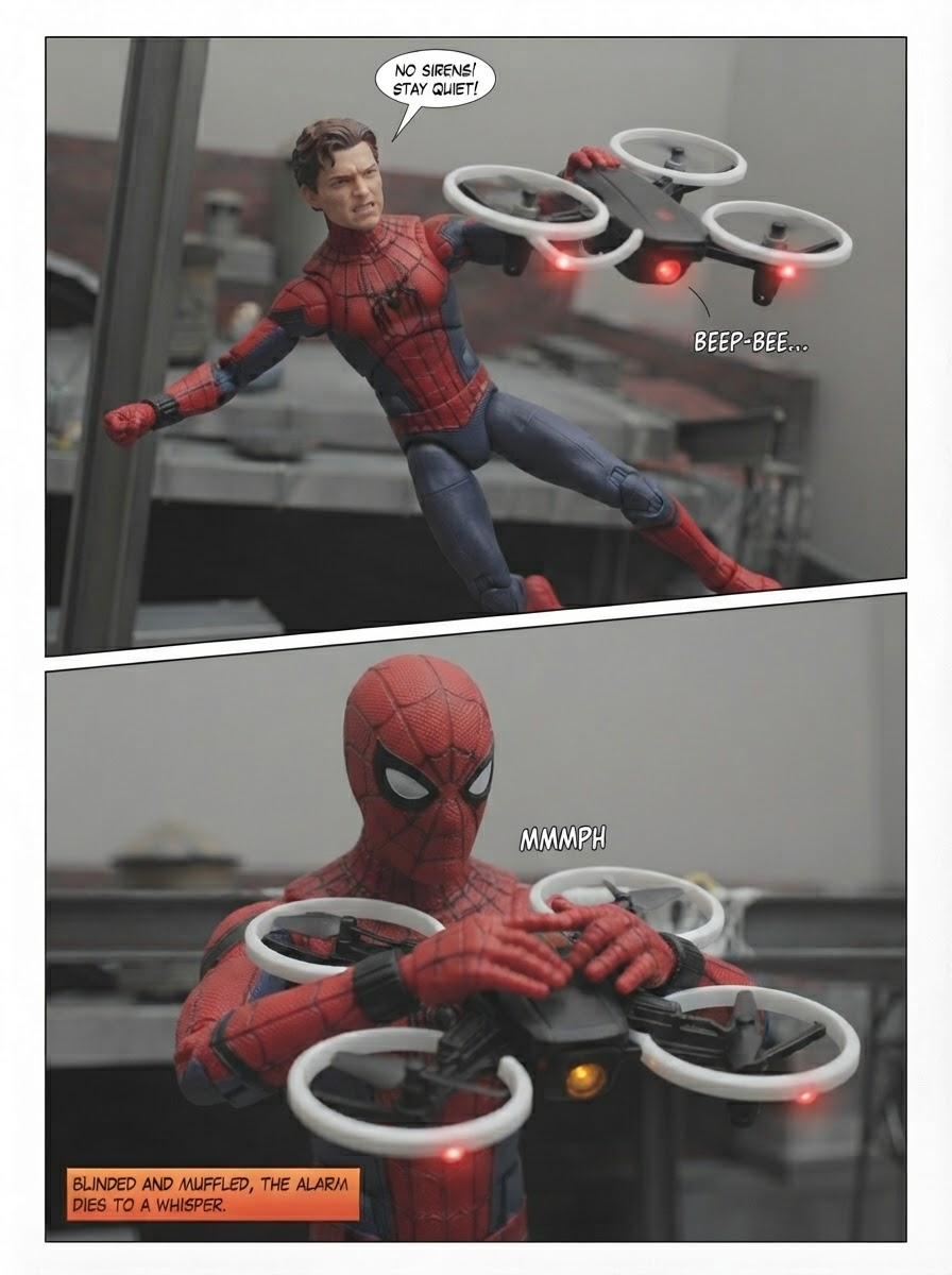 Spider-Man-  Silent Interception Above the Nest - Comic Story  part 10 (page 3 of 4)