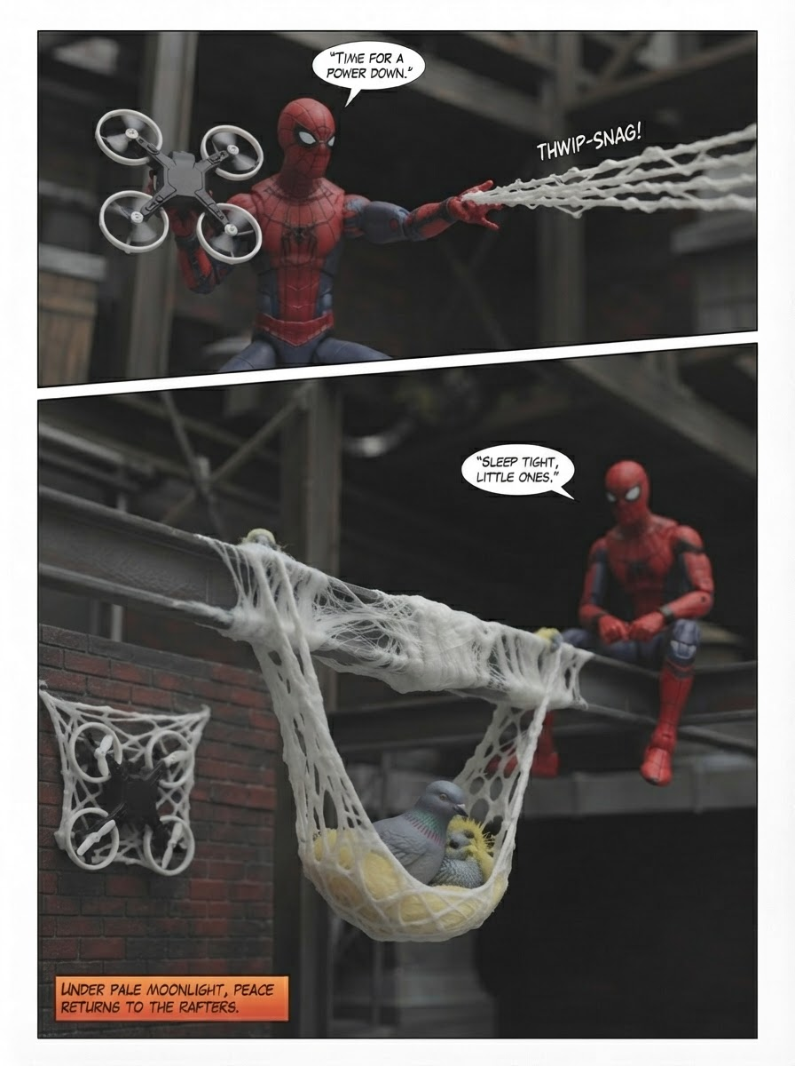 Spider-Man-  Silent Interception Above the Nest - Comic Story  part 10 (page 4 of 4)