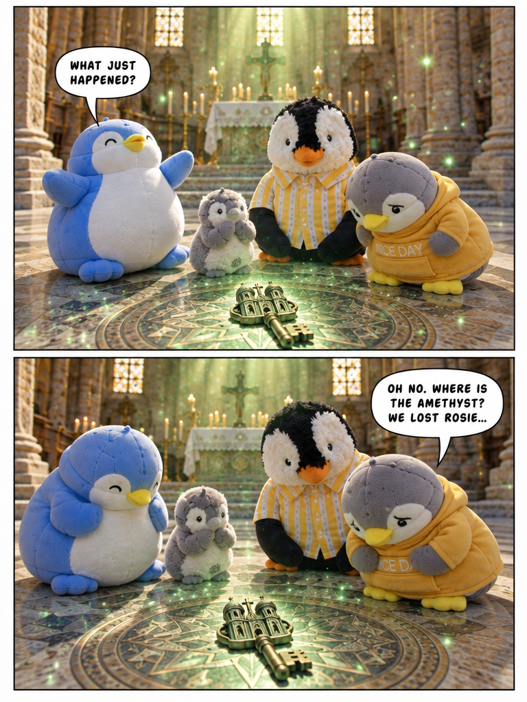 Three Penguin Siblings: Return of Rosie (page 1 of 4)
