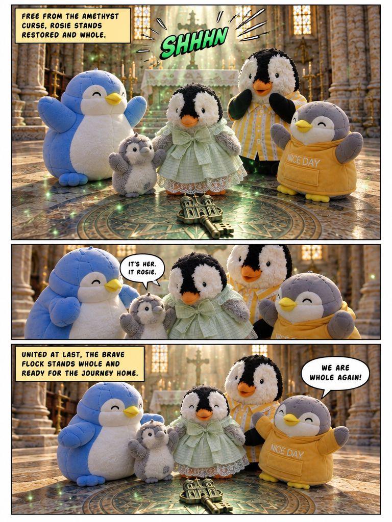 Three Penguin Siblings: Return of Rosie (page 4 of 4)