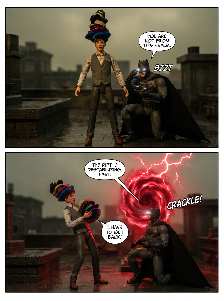 mr hat meets batman and saves the universe (page 2 of 4)