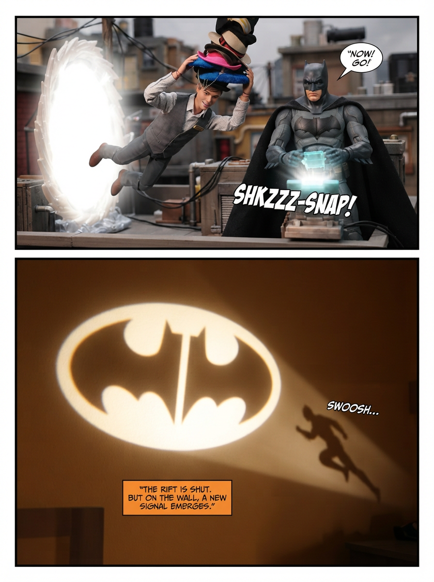 mr hat meets batman and saves the universe (page 4 of 4)