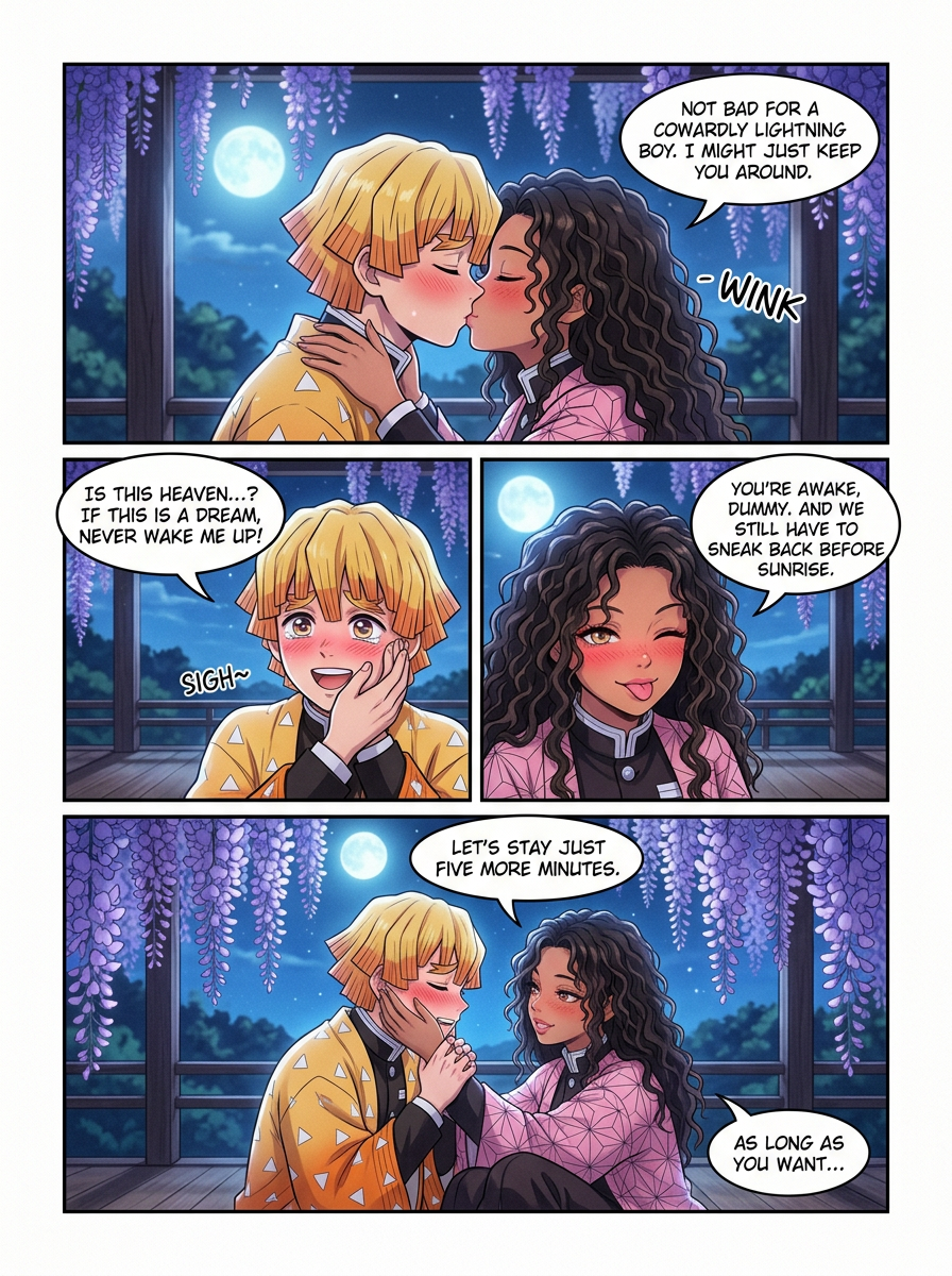 Stolen Glances by the Wisteria Garden (page 4 of 4)