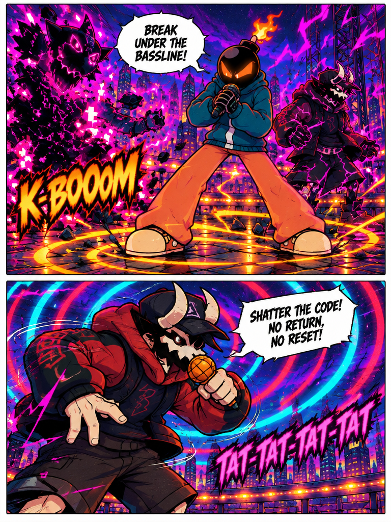 Neon Beatdown Against the Glitch (page 6 of 8)