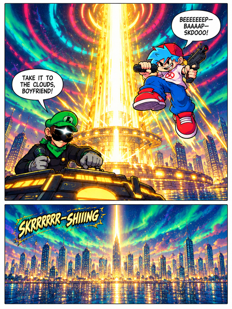 Neon Beatdown Against the Glitch (page 7 of 8)