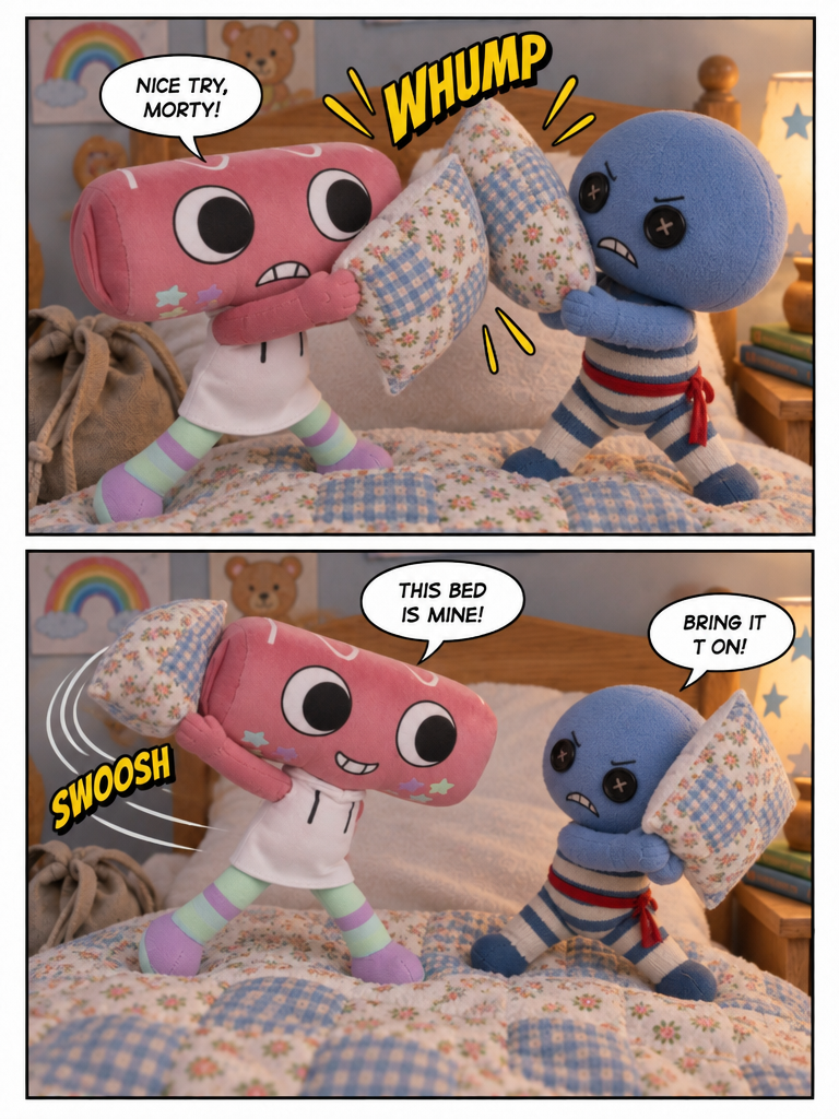 The Bedtime Pillow Clash (page 2 of 4)