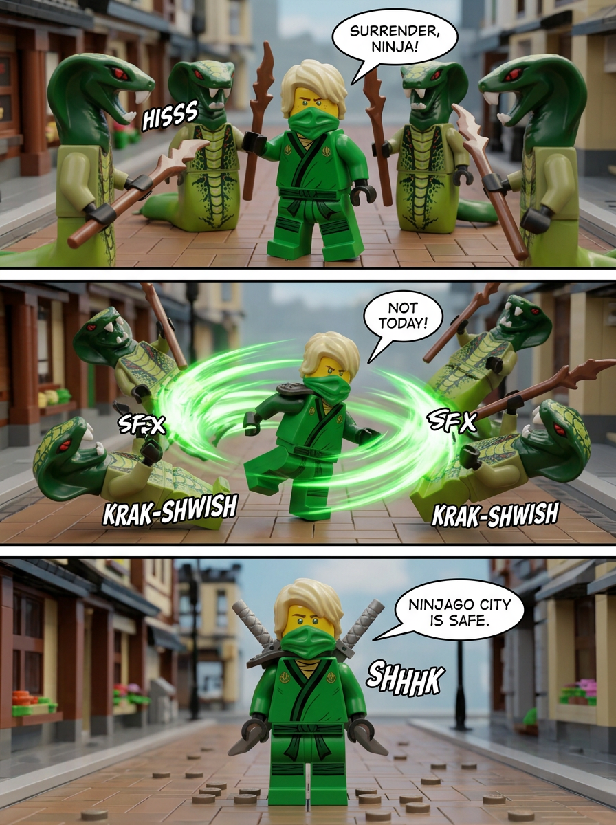 The Green Defender of Ninjago City (page 2 of 2)