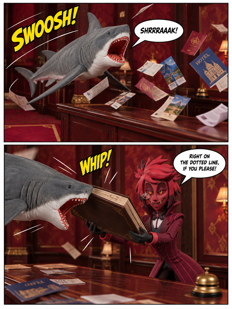 A Shark at the Check-In Desk (page 2 of 4)