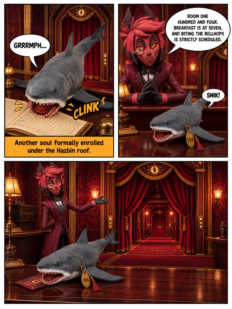 A Shark at the Check-In Desk (page 4 of 4)