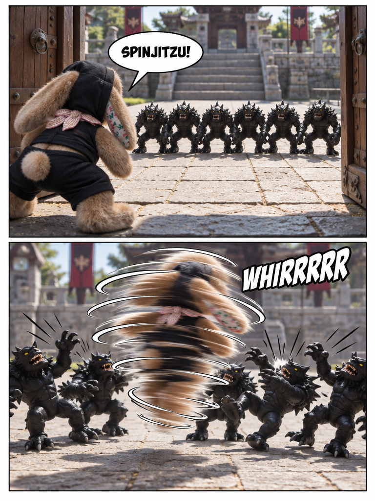 The Ninja Bunny and the Shadow Horde (page 2 of 4)