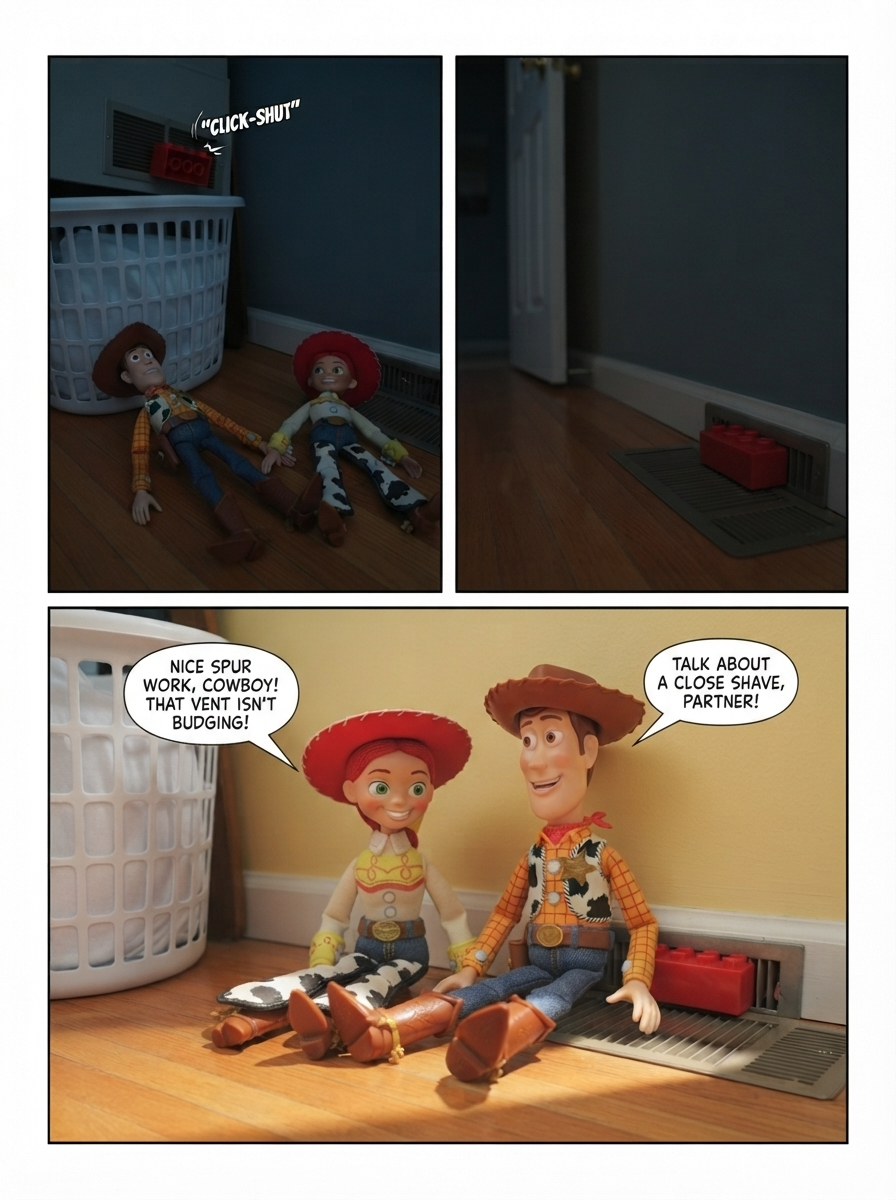 A Close Call by the Baseboard (page 4 of 4)