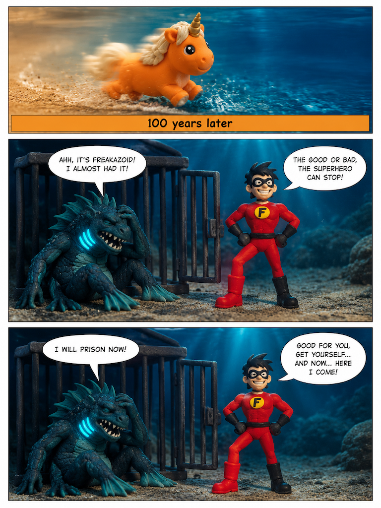 Buddy the Unicorn and the Ocean Prison (page 3 of 4)