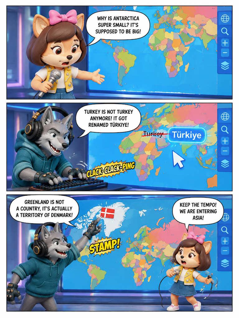 Verity's World Map Song (page 2 of 4)