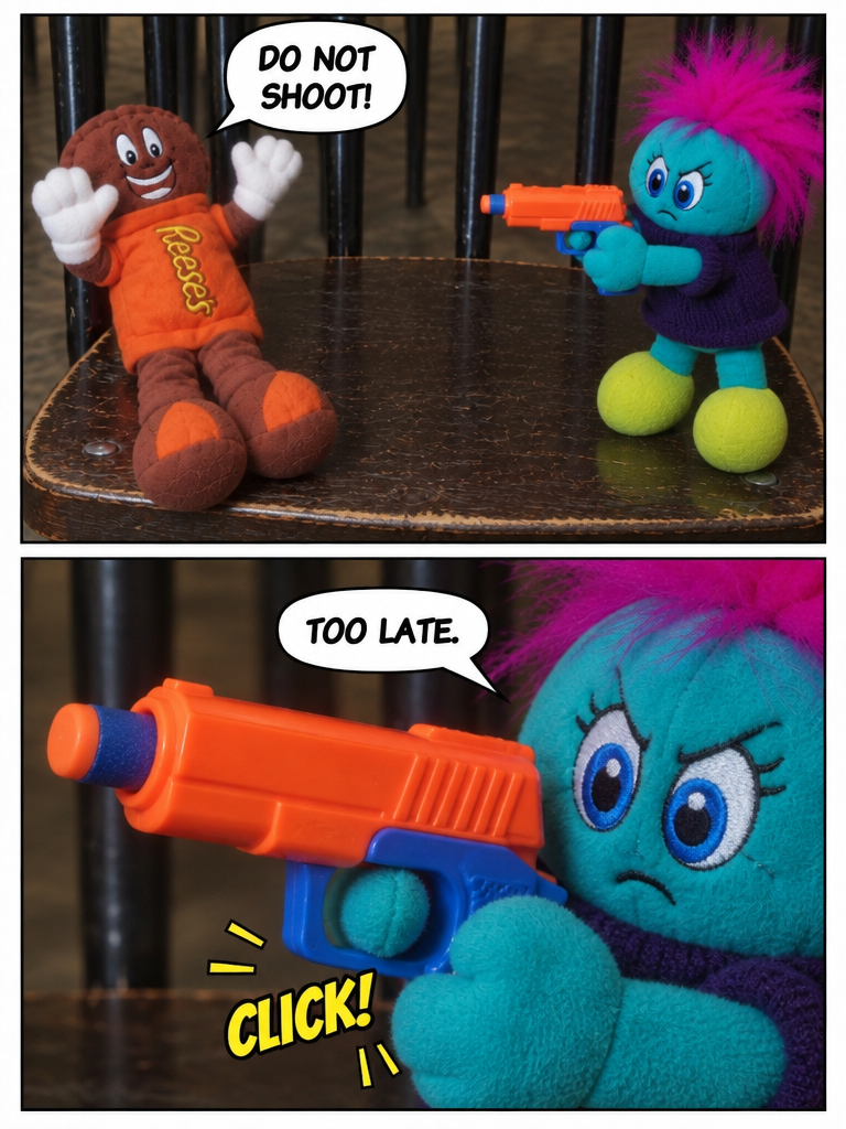 Toy Trouble at Desk Edge (page 3 of 4)