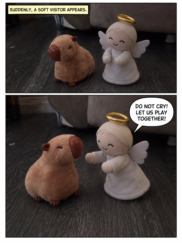 The little capybara, sad until that (page 2 of 4)