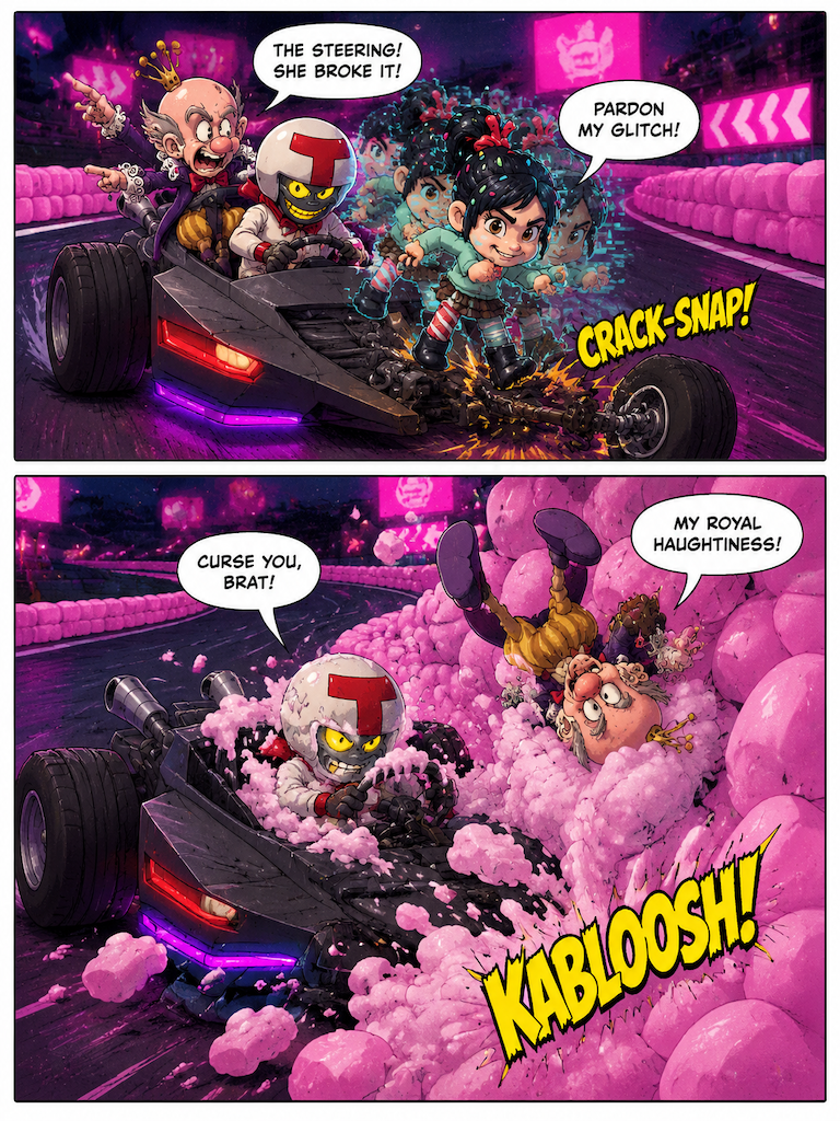 Turbo Crash at the Circuit (page 3 of 4)