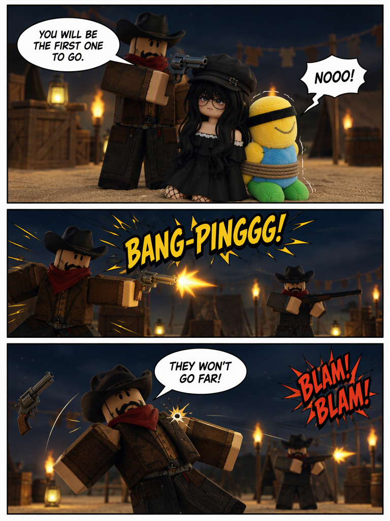 Night Ambush at the Outlaw Camp (page 2 of 4)