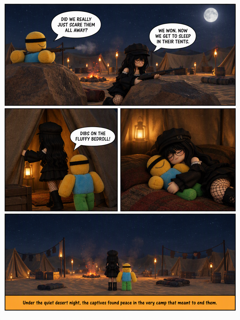 Night Ambush at the Outlaw Camp (page 4 of 4)
