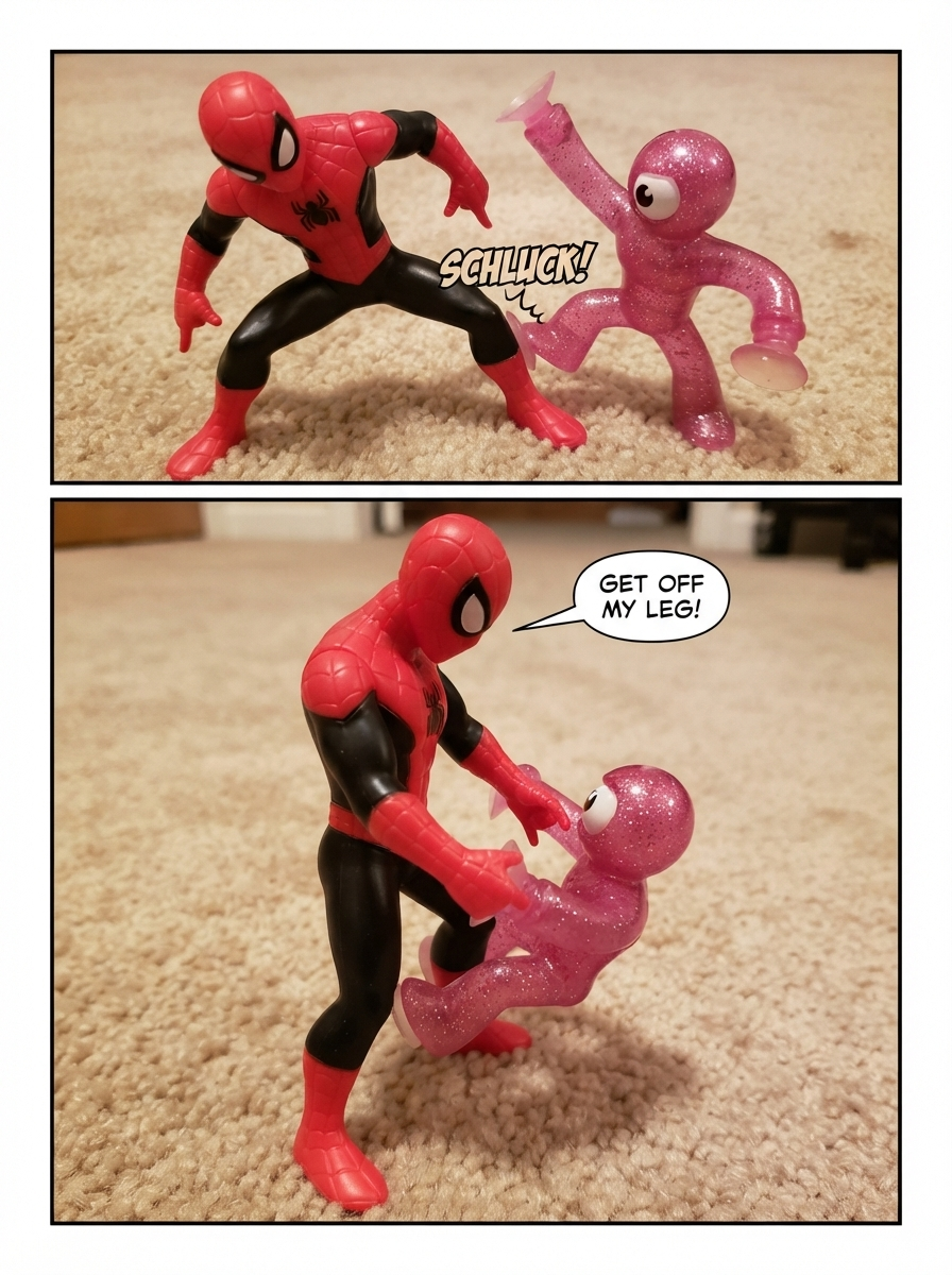 Spiderman fights Red (page 2 of 4)