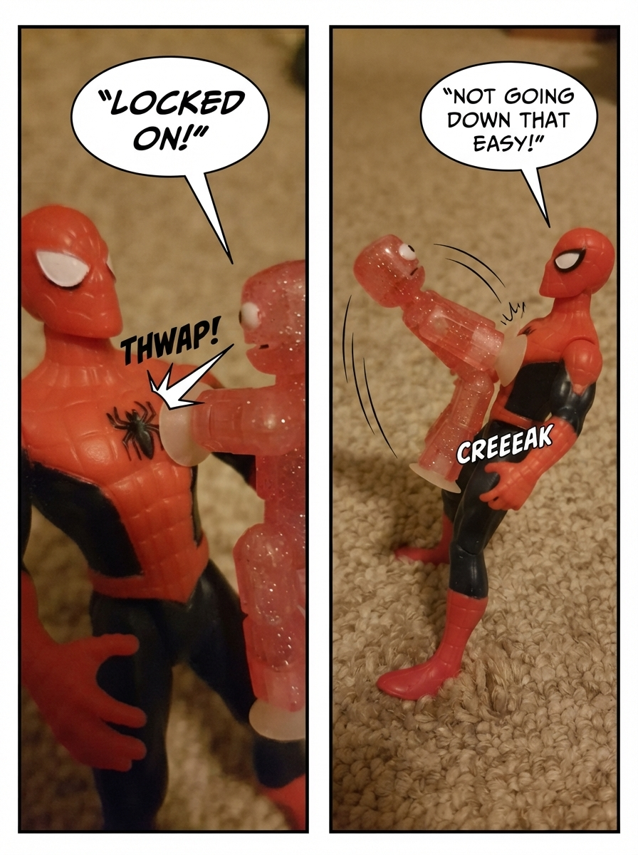 Spiderman fights Red (page 3 of 4)